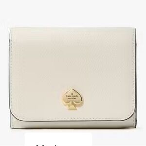 SOLD Kate Spade Meringue Kayla Small L-Zip Wallet